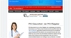 Desktop Screenshot of pkv-gesundheit.de